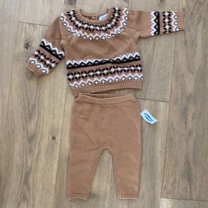NWT old navy fair isle  knit set